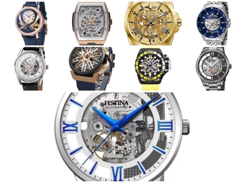 Montre Squelette Automatique Pour Homme